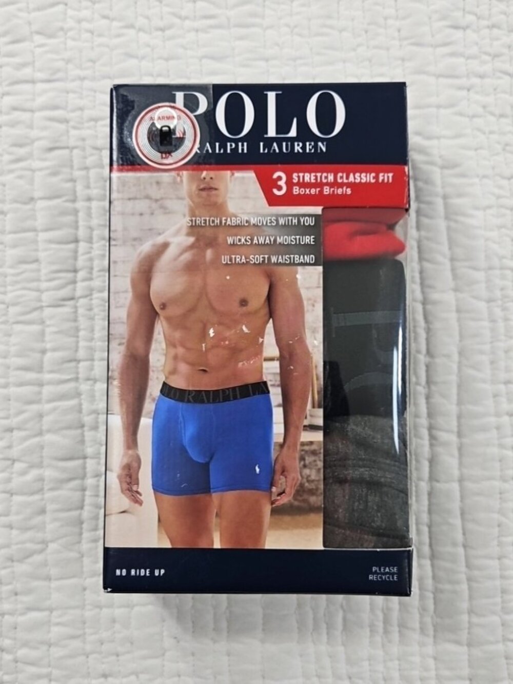 Polo Ralph Lauren Boxer Briefs Men's Medium Stretch Classic Fit 3-Pack NIB
